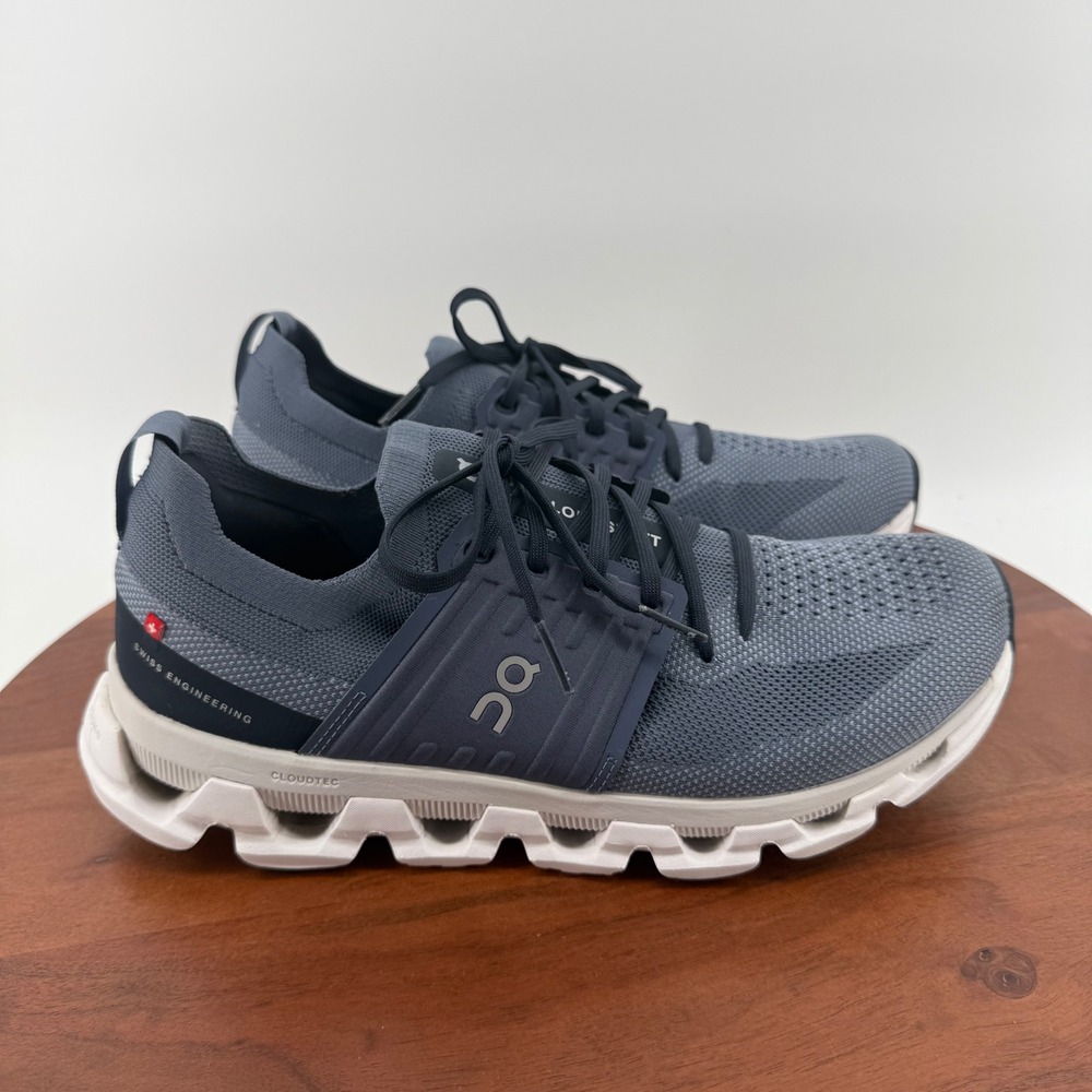On Running Cloudswift Blue Denim Midnight Road Running Shoes Sneakers Women 11